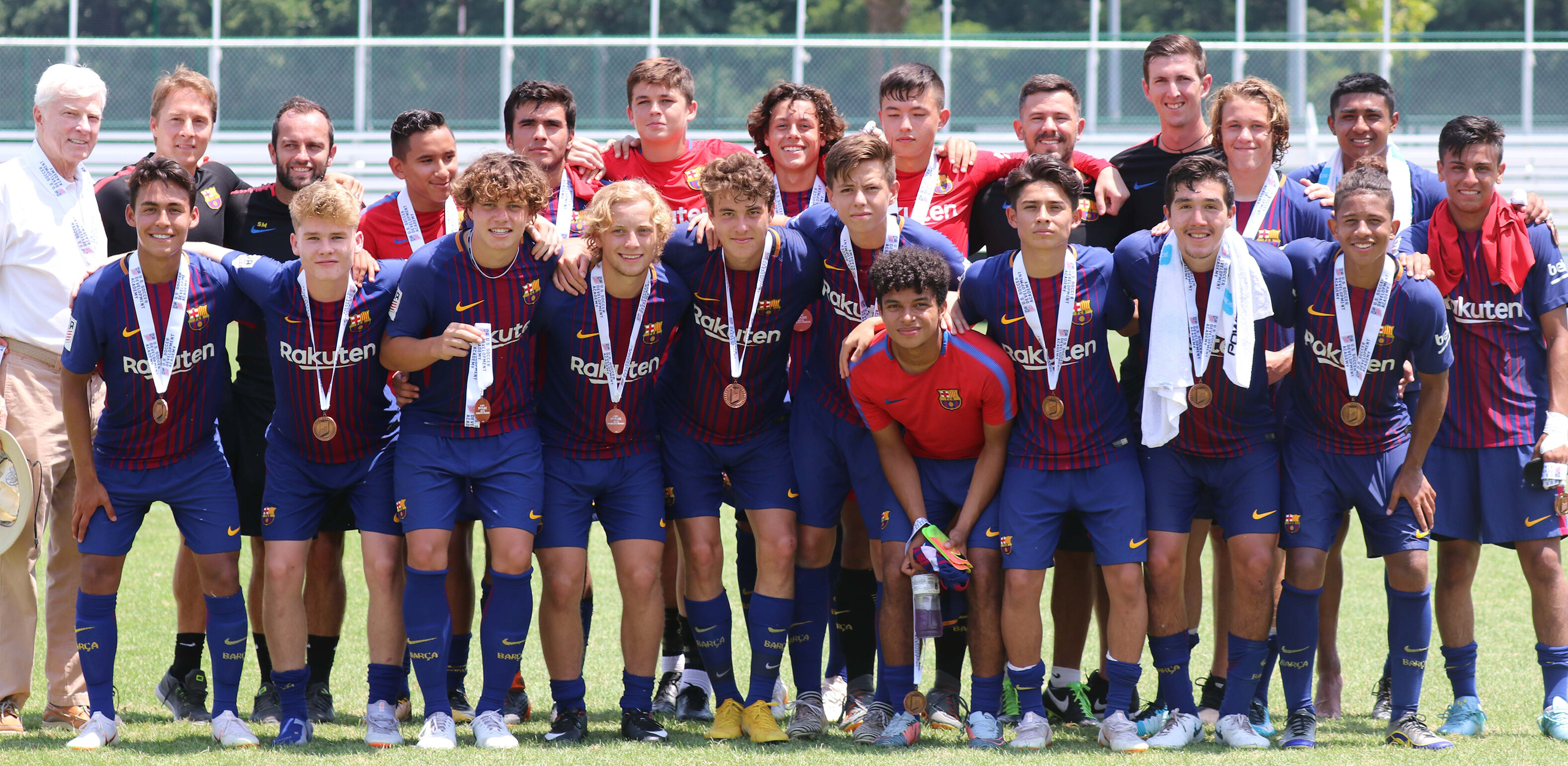Barca Residency Academy U17s after Winning USSDA Championships Third Place Match