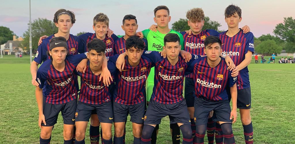Barca Residency Academy U-16 Starting 11 at the 2019 Dallas Cup