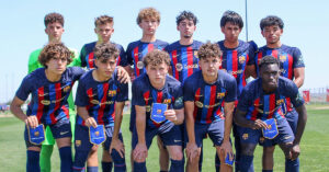 Barca Residency Academy starting 11 vs. Sao Paulo - 2023 Dallas Cup Super Group