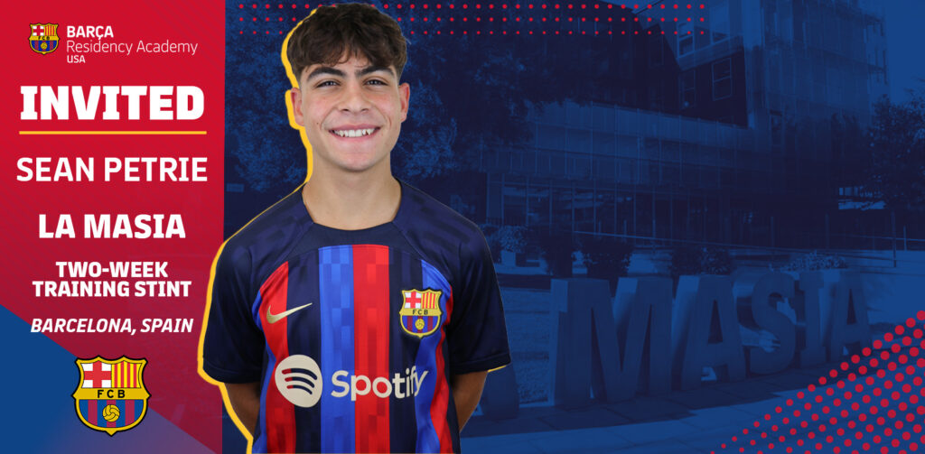 Sean Petrie Invited to FC Barcelona's La Masia for Two-Week Training Stint