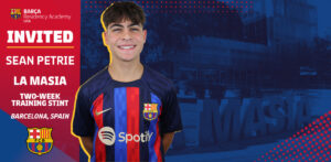 Sean Petrie Invited to FC Barcelona's La Masia for Two-Week Training Stint