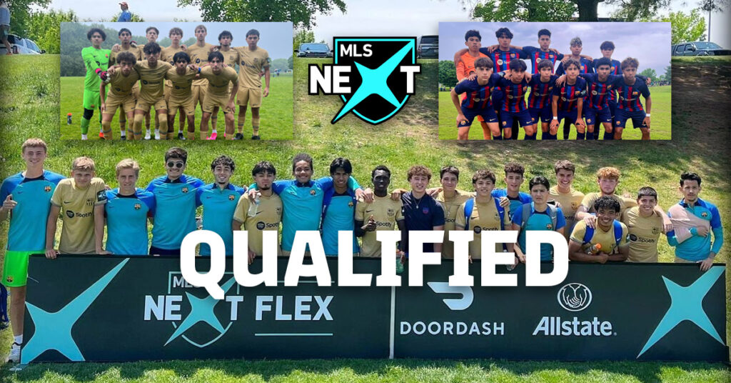 Barca Residency Academy teams at MLS Next Flex event