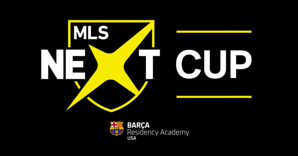 Barca Residency Academy and MLS Next Cup Logo